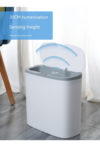 . Bote De Basura Automático Con Sensor Inteligente, Baño, Co