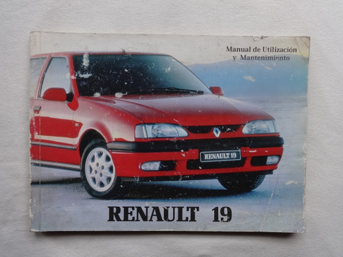 Manual Guantera Renault 19 1998 Instrucciones R19 Catalogo