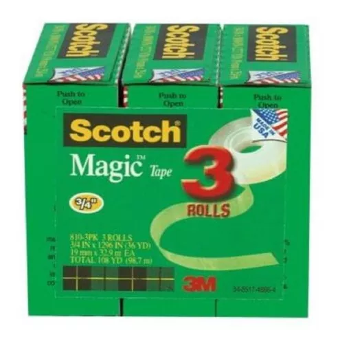 Cinta Doble Capa en Despachador Scotch®, 12.7 mm x 6.3 m