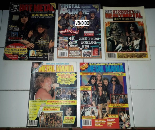 Revistas Rock Metal 