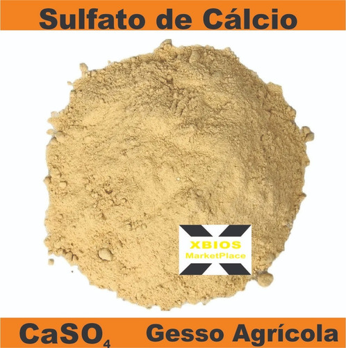 Sulfato De Cálcio Gesso Agrícola Solução Nutritiva 900gr