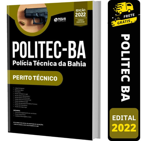 Apostila Concurso Politec Ba 2022 - Perito Técnico