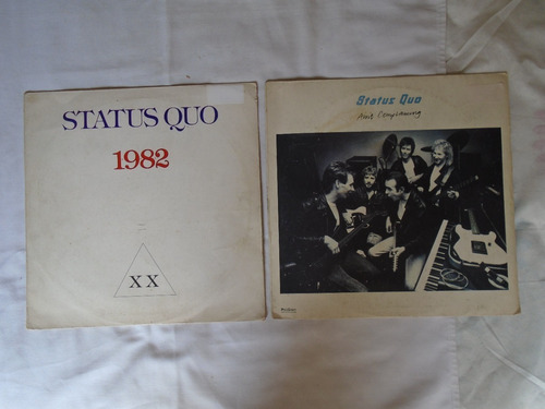 Lote De 2 Discos Vinilo . Status Quo . 1982 / Sin Quejas