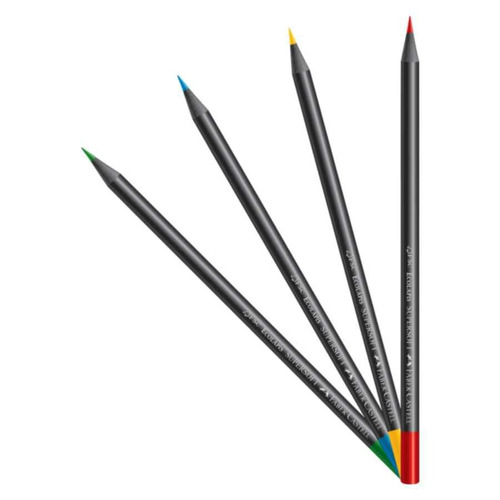 Imagem 2 de 2 de Lapis De Cor Supersoft Faber-castell Ecolapis - 50 Cores