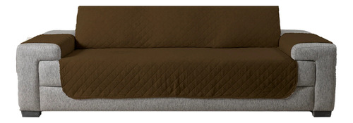 Protector Cubre Sala Set 3 Piezas Cafe Doble Vista Vianney