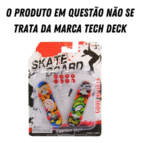 Kit Com 2 Skate De Dedo Tech Deck Profissional+ Frete Grátis