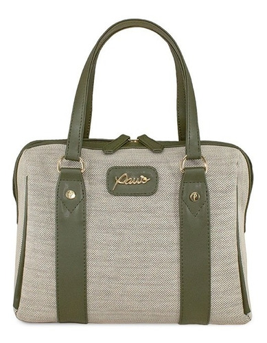 Imagen 1 de 6 de Bolsa Celia Color Verde Militar Marca Pawo