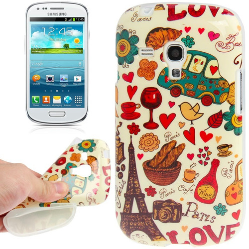 Icase - Carcasa Paris Love Para Samsung S3 Mini
