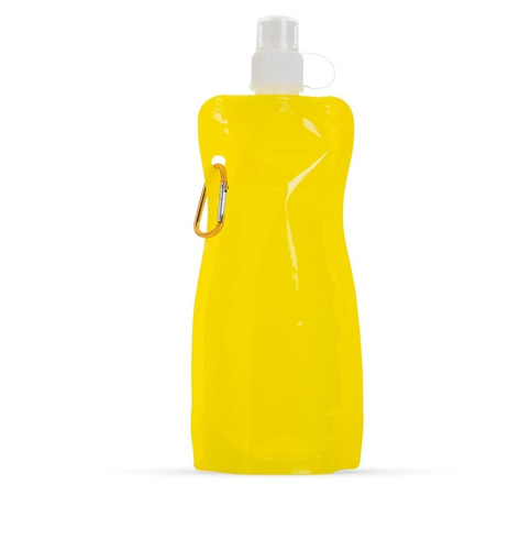 Imagem 4 de 8 de 100 Squeeze Dobrável Com Mosquetão, 480ml