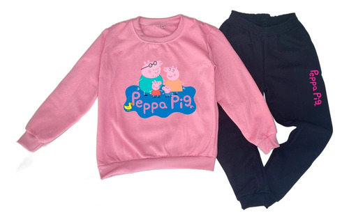 Conjunto Deportivo Niños Y Niñas Buzo Y Pantalon Peppa Pig