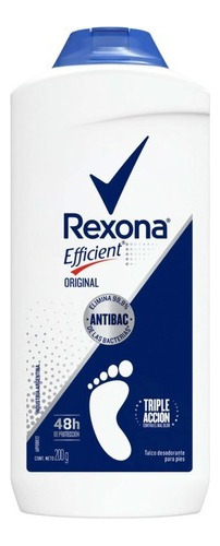 Rexona Efficient Talco Para Pies Absorbente X 200 Gr