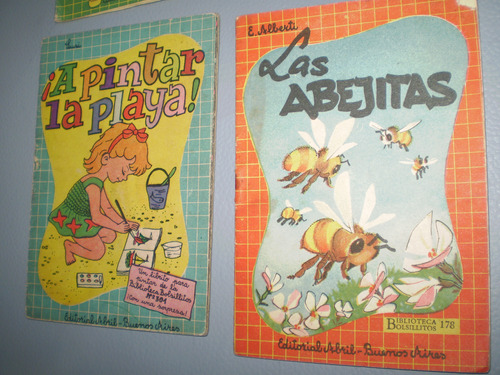 Lote 4 Cuentos Bolsillitos Abril Libros Infantiles Vintage