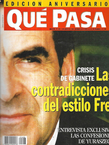 Revista Qué Pasa 1426 / 8 Agosto 1998 / Contradicciones Frei