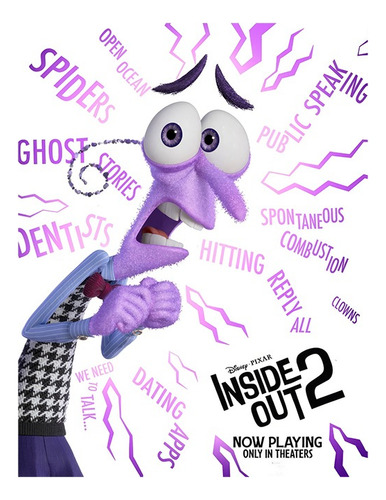 Poster De Intensamente 2 Escoge Tu Personaje