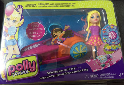 Polly Pocket Vehiculo Parque De Diversiones Y Polly - Mattel