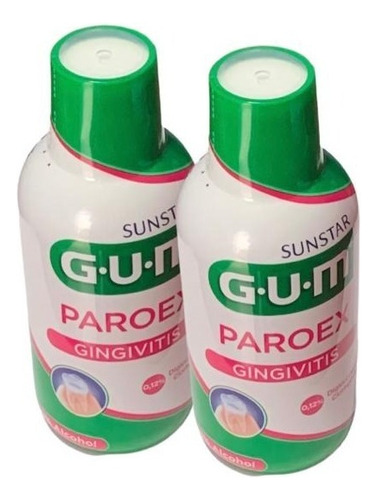 Kit De 4 Enjuagues Bucales Gingivitis Paroex 300 Ml Gum