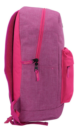 Imagen 2 de 8 de Swissbrand Mochila Large Textil Rosa Fucsia Mujer 82627