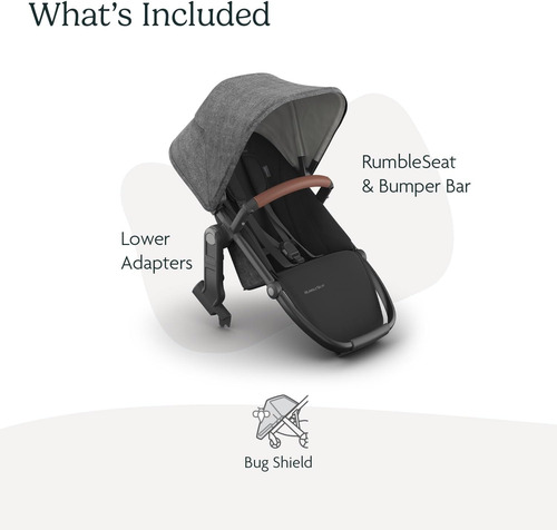 Uppababy Rumbleeat V3 Second Inferior Compatible V2