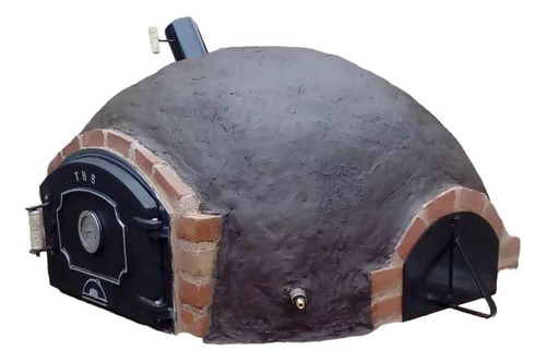 Fogonero Con Estructura Y Tapa De Apoyo Para Horno De Barro