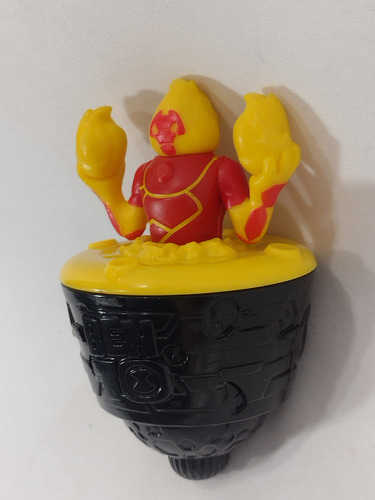 Boneco Pião Ben 10 Chama Burguer King (Usado)