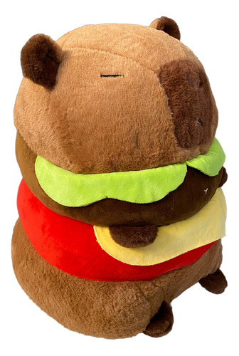 Peluche Con Manta Capibara 40cm Capibara Hamburguesa