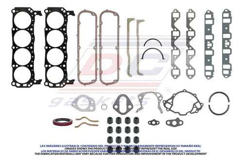 Juego De Juntas Ford F-350 Xl 5.8 8v Ohv 16v 1982-1984 T/a
