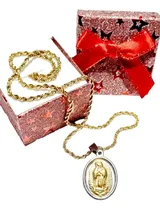 Comprar Virgen De Guadalupe Dije Ddo C\u002F Cadena Caja Acero Quirurgico
