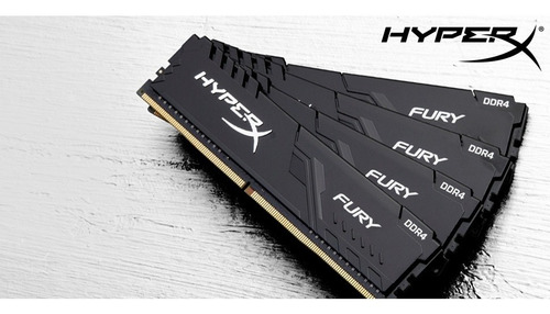 Memoria RAM Fury DDR4 gamer color negro 8GB 1 HyperX HX432C16FB3/8