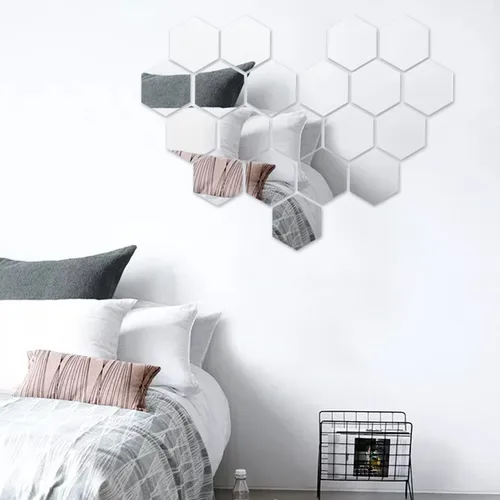 Adhesivo De Pared Con Forma De Espejo, Láminas Adhesivas Rec