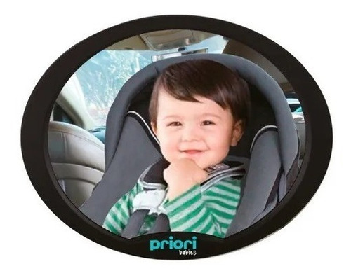 Imagen 1 de 5 de Espejo Retrovisor Ovalado Auto Bebé Priori Pp 1604