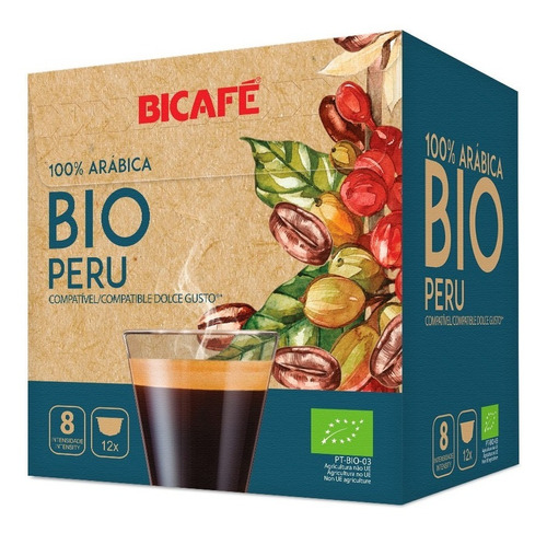 Cápsula De Café Bio Peru P/ Máquinas Dolce Gusto*