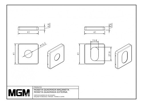 Fechadura Para Porta Banheiro Wc Modena Bronze Mgm