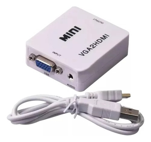 Convertidor Adaptador Vga A Hdmi Pc Tv