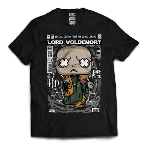 Playera Voldemort Harry Potter Moda Cultura Pop Fan Art