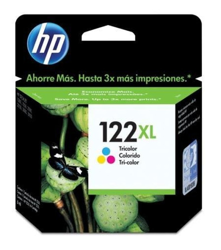 Cartucho De Tinta Hp 122xl Tricolor - Alto Volume - Ch564hb