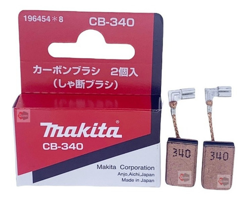 Escobillas De Carbon Makita Cb-340 (196454-8)