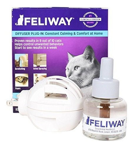 Feliway Ceva Animal Health C23830c Starter Kit Difusor 48 Ml