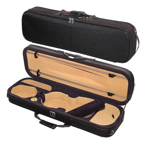 Mi&vi Nf-5003 Estuche De Viaje De Violín Resistente Súper Li