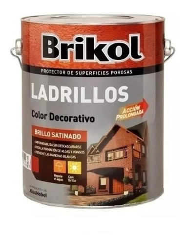 Brikol Ladrillos Impermeabilizante Natural/ceramico X1 Litro