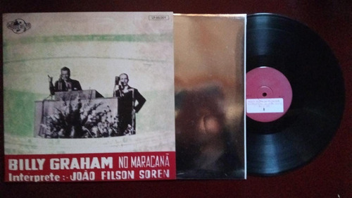Billy Graham No Maracanã 1960 Lp 180 Gramas Vinil Ultra Raro