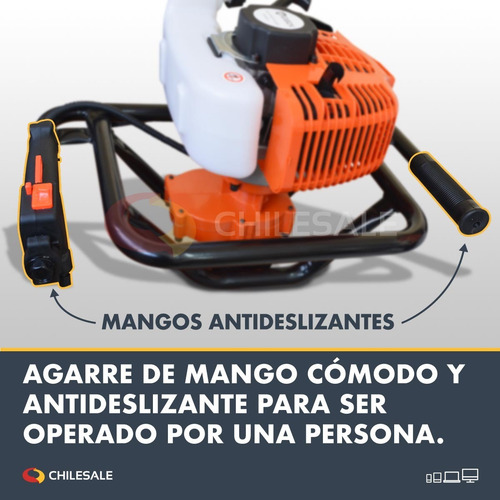Barreno Hoyador Ahoyador Perforador Tierra 62cc + Broca 15cm