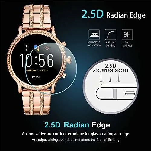 Paquete De 3 Unidades Suoman Para Fossil Gen 5 Julianna Hr Y