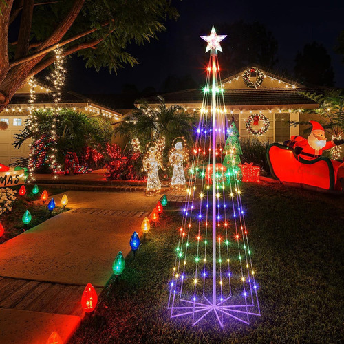 Sd Mc P Arboles De Navidad Decorados Com Lámpara Led De