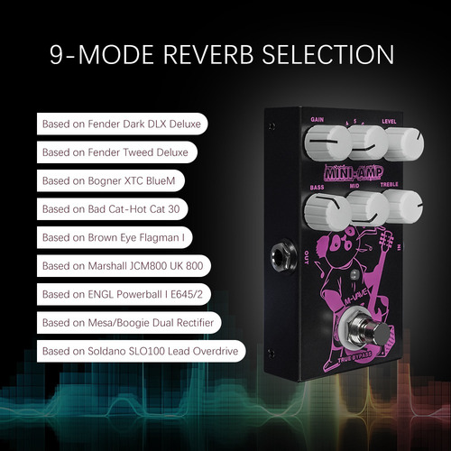 Pedal M-vave Simulador De Amplificador Mini-amp