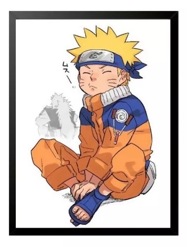 Lindo Quadro Decorativo Naruto Classico