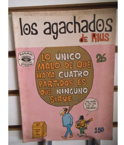 Comic Los Agachados De Rius 26 Editorial Posada Vintage 