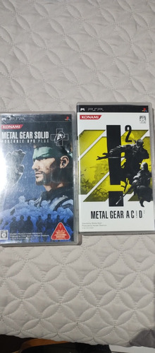 Metal Gear Portable Ops Y Acid 2 Psp Japoneses