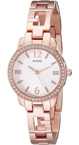 Reloj Guess Para Mujer W0568l3 Tono Oro Rosa En Acero