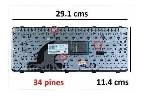 Imagen 3 de 3 de Teclado Hp Probook 440 440-g1 445-g1 440-g2 445-g2 430-g2