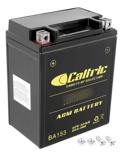Caltric Para Agm Battery Polaris Trail Boss